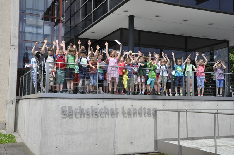 Zu Besuch im Landtag