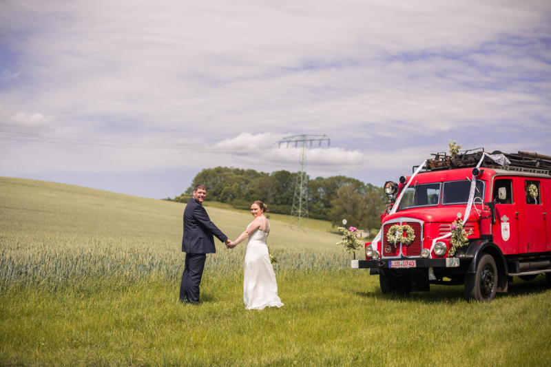 Mit dem alten S 4000 auf Hochzeitstour