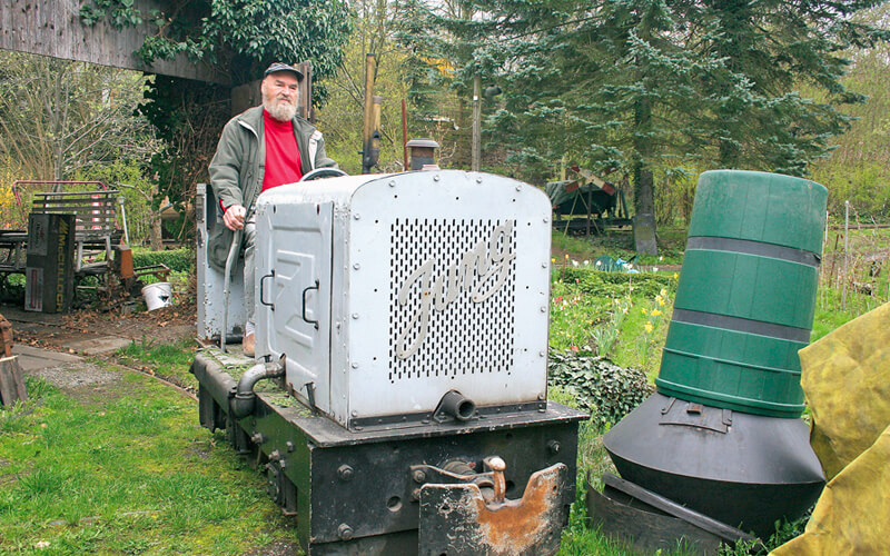 Werners Gartenbahn schnauft zum 40.