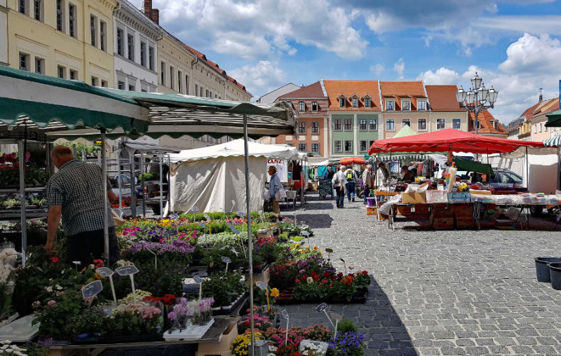 Löbauer Wochenmarkt öffnet wieder