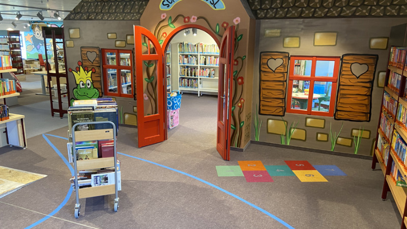 Die Stadtbibliothek präsentiert sich