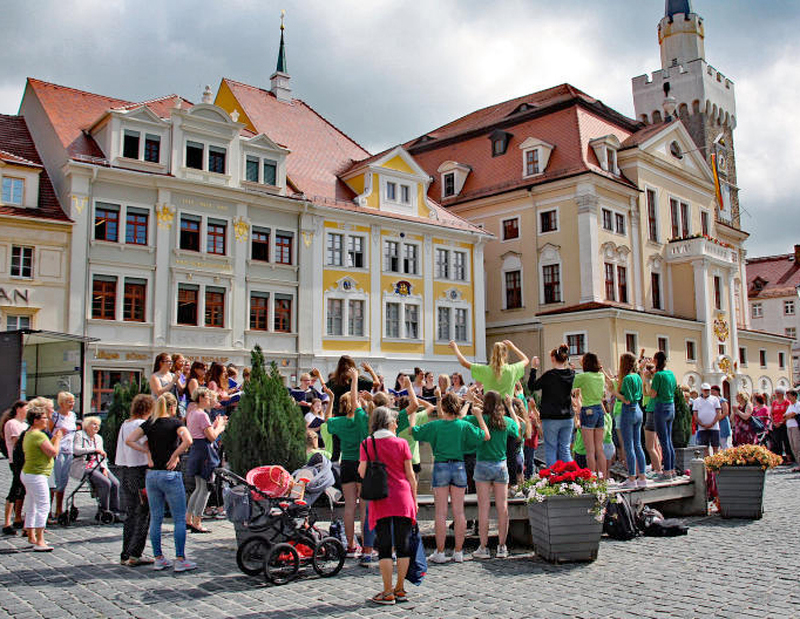 Fête de la musique in der Stadt Löbau