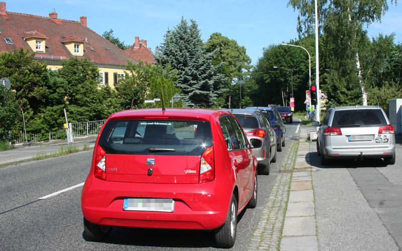 Ampel an der Neusalzaer Straße