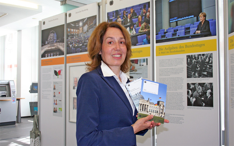 Ausstellung über den Bundestag