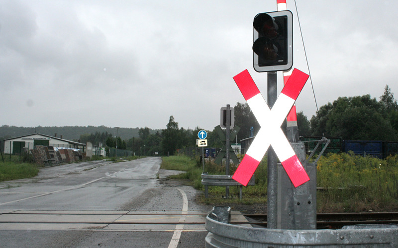 Bahnschranke lahm gelegt