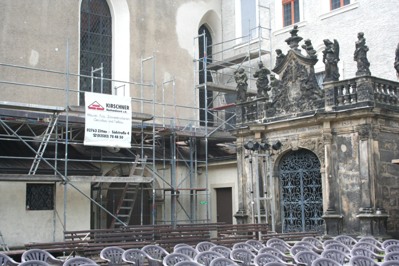 Der Zittauer Klosterhof wird restauriert