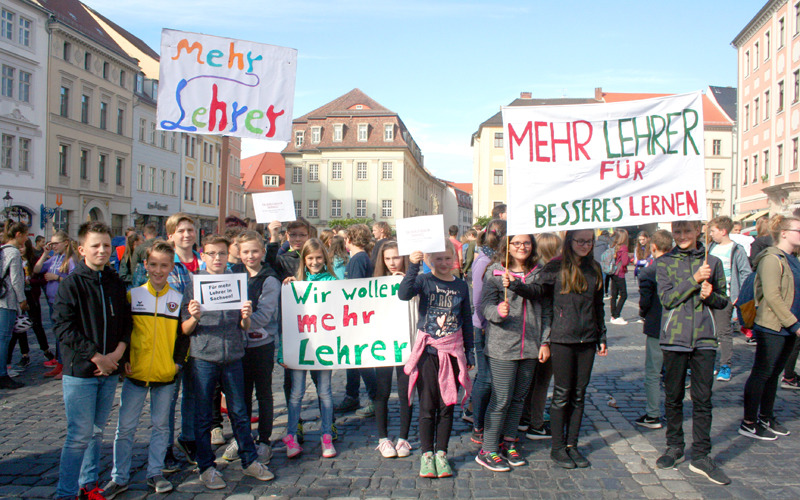 Schüler fordern mehr Lehrer