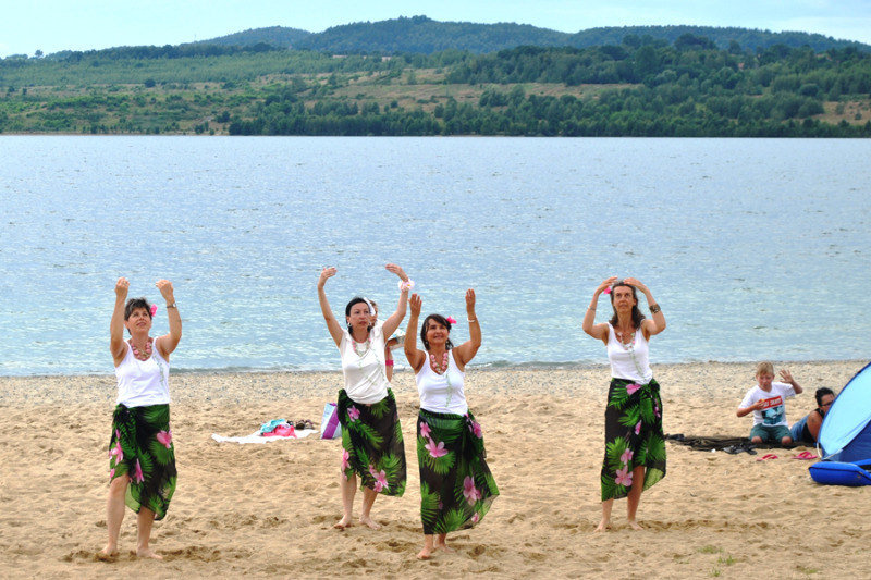 Hula-Mädels sorgen für Hawaii-Feeling 