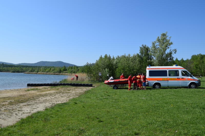 Wachsaison am  Olbersdorfer See