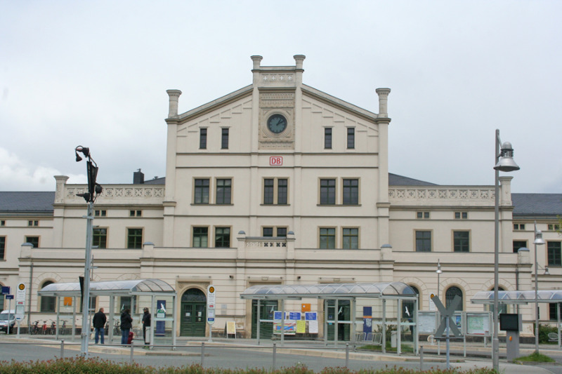 Schmierereien am Zittauer Bahnhof