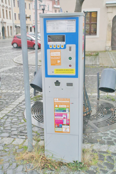 Parkautomaten über den Jahreswechsel außer Betrieb