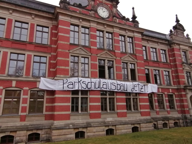 Kein Deutschunterricht im Chemiezimmer der Zittauer Parkschule!