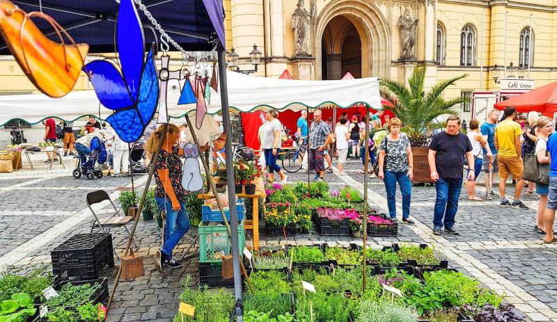 Trinationaler „Samsmarkt" lockt in die Zittauer Innenstadt