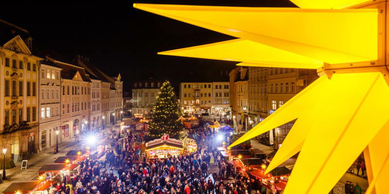 Zittauer Weihnachtsmarkt in Vorbereitung 