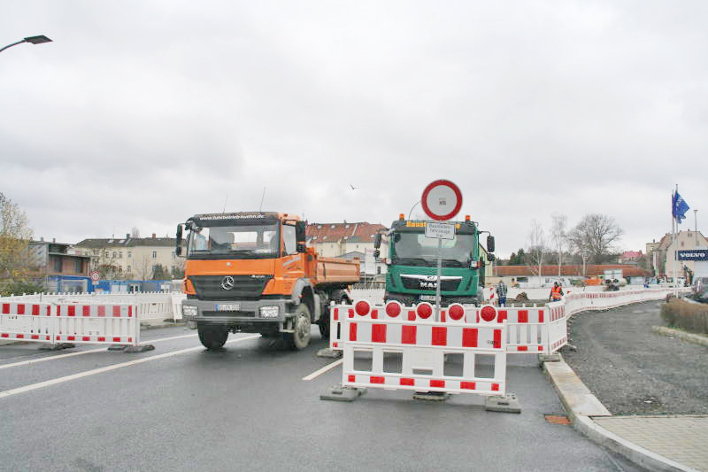 Bauarbeiten an der B96 in Zittau fortgesetzt