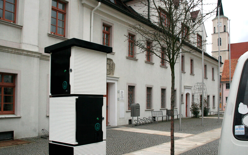Elektrozapfsäule geht in Betrieb