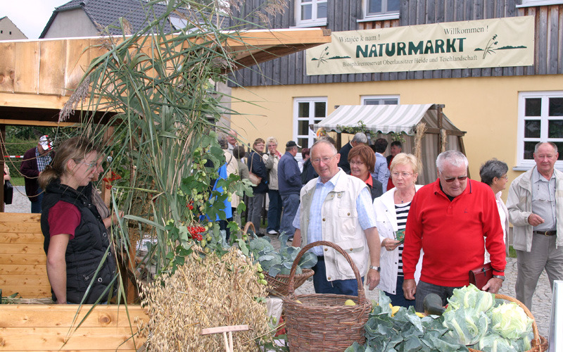 Herbstmarkt in Biosphäre