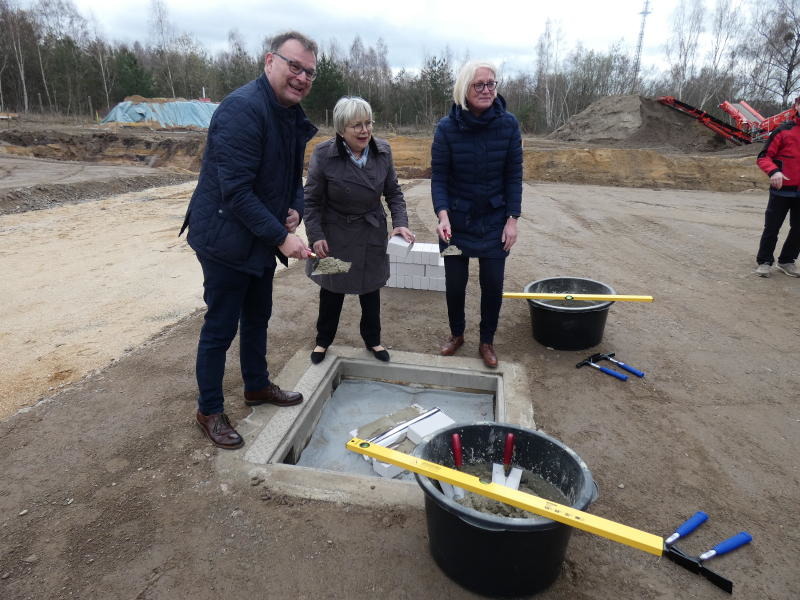 Grundstein für neue Straßenmeisterei