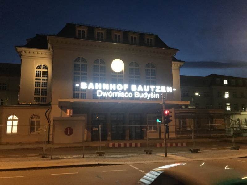 Endspurt im Bautzener Bahnhofsgebäude