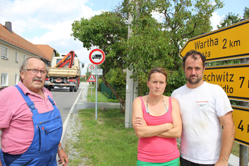 Großbaustelle lässt Dorfbewohner verzweifeln