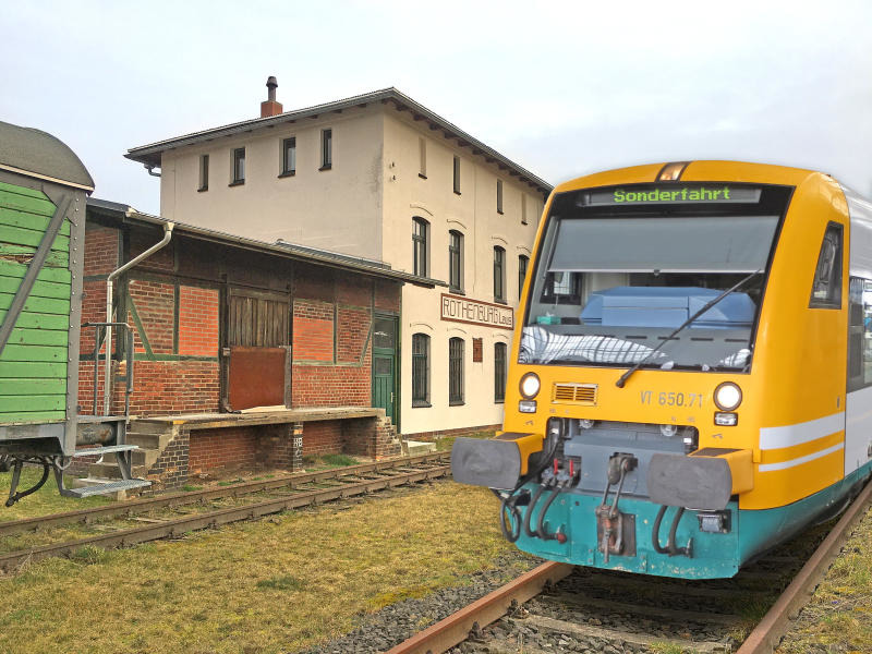 Ausloten, ob Züge nach Rothenburg rollen
