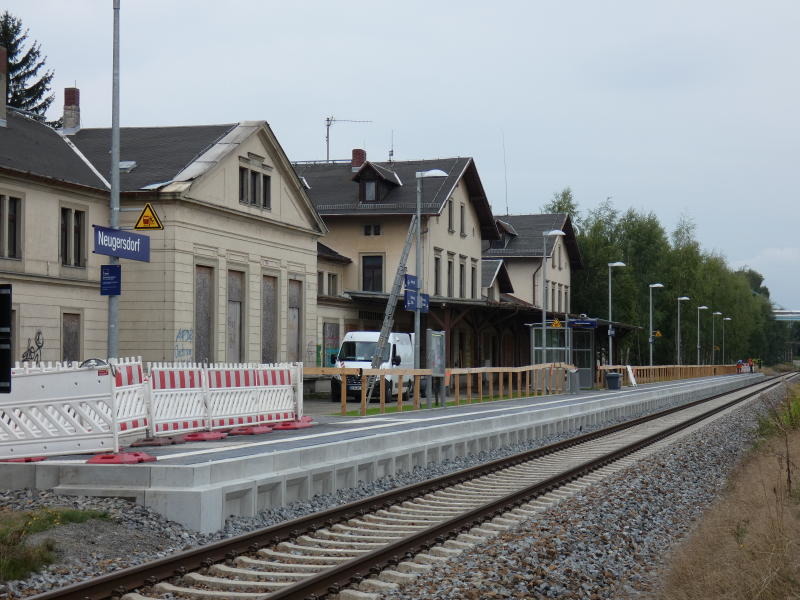 Bahnhof wird umgebaut