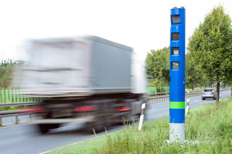 Mautkontrollsäule  für Königsbrück