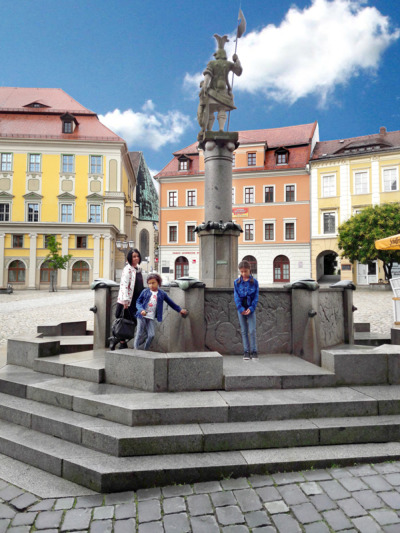 Brunnen ohne jeden Sprudeleffekt