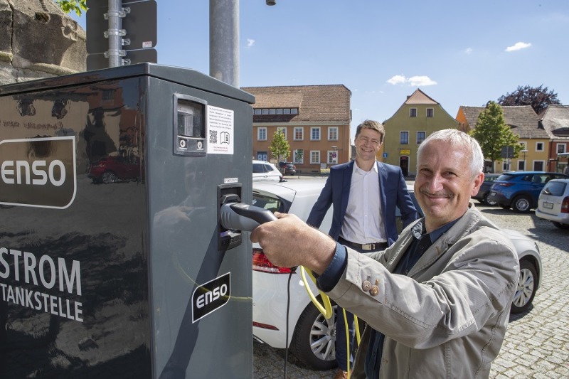 Stromtankstellen werden gewartet