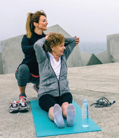 Frauen sind beim Sport unter sich