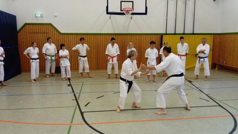 Gastlehrer bei den Nieskyer Karateka