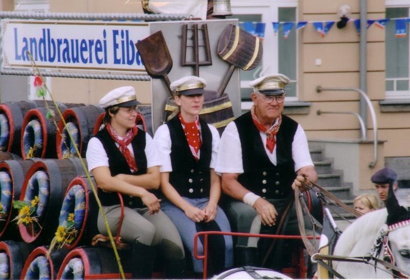 „Alte Hasen“ beim  26. Eibauer Bierzug