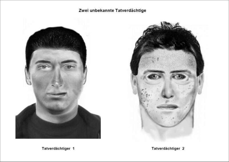 Update: Polizei sucht mit Phantomfoto nach mutmaßlichen Räubern