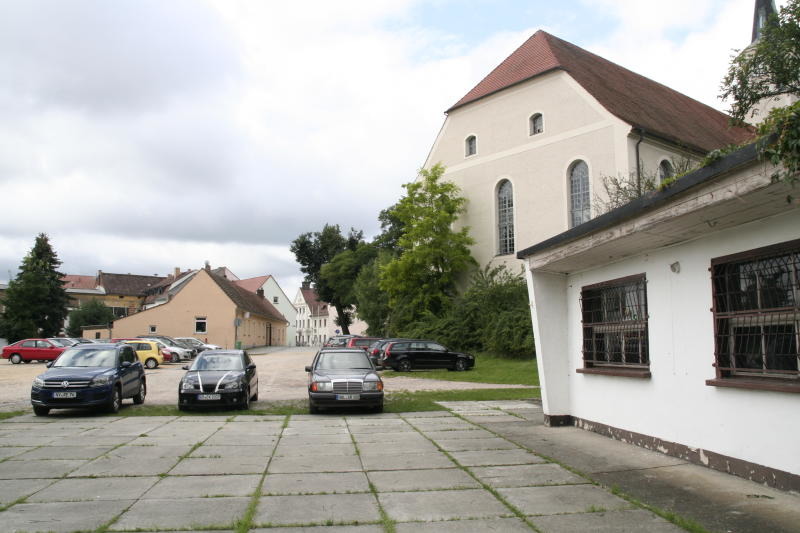 Schlossplatz noch  in der Warteschleife