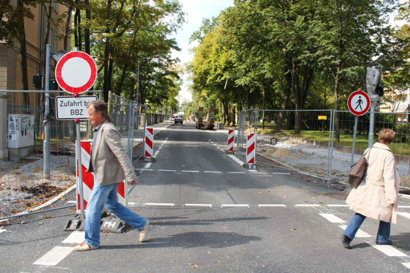 Baustelle in Schilleranlagen bleibt 