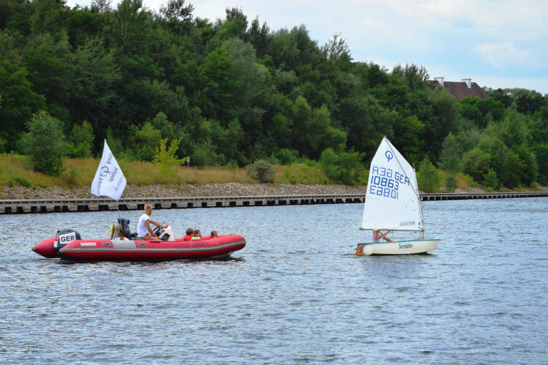 Segeln lernen auf  dem Berzdorfer See