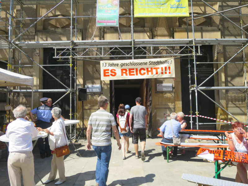 Stadthalle begeistert zum Tag der offenen Sanierungstür