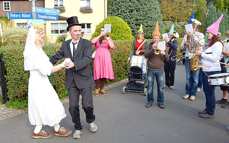 Mit der Kuchenfuhre durch den Luftkurort Jonsdorf