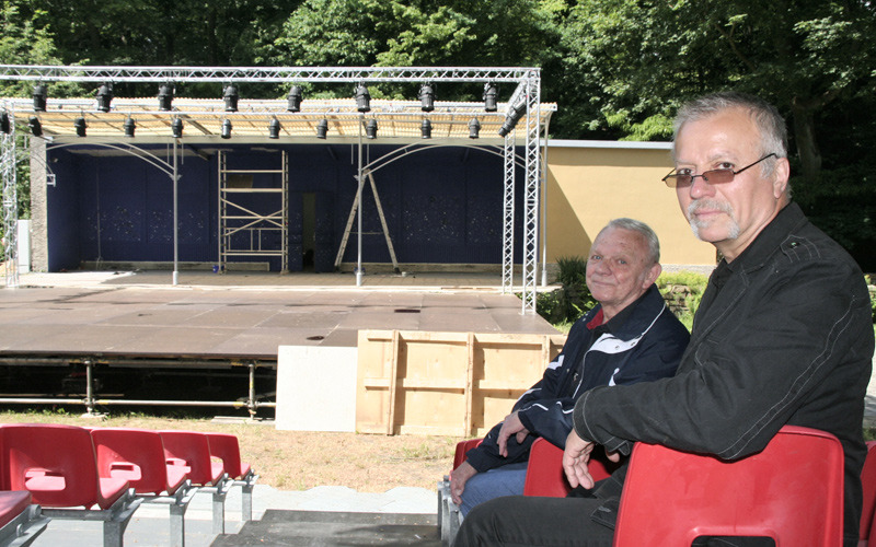 Stadthallengarten fit fürs Sommertheater