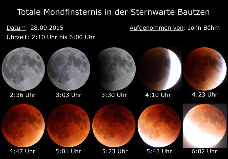 Himmelsspektakel: Erdschatten verschluckt Blutmond ungewöhnlich lang