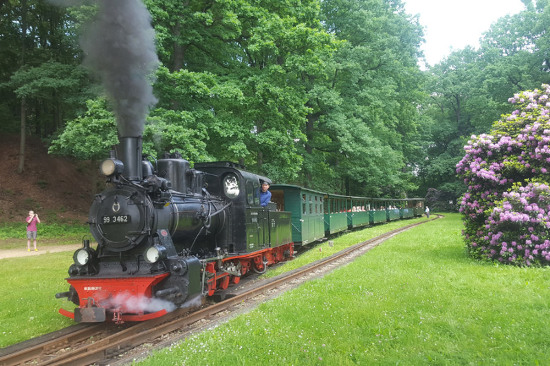 Waldeisenbahn unter Volldampf