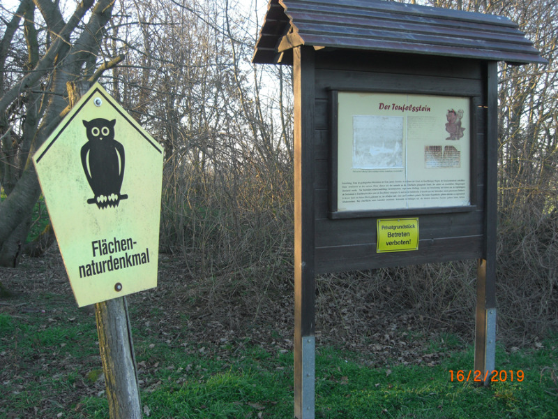 Tagebaubetreiber sperrt Teufelsstein 