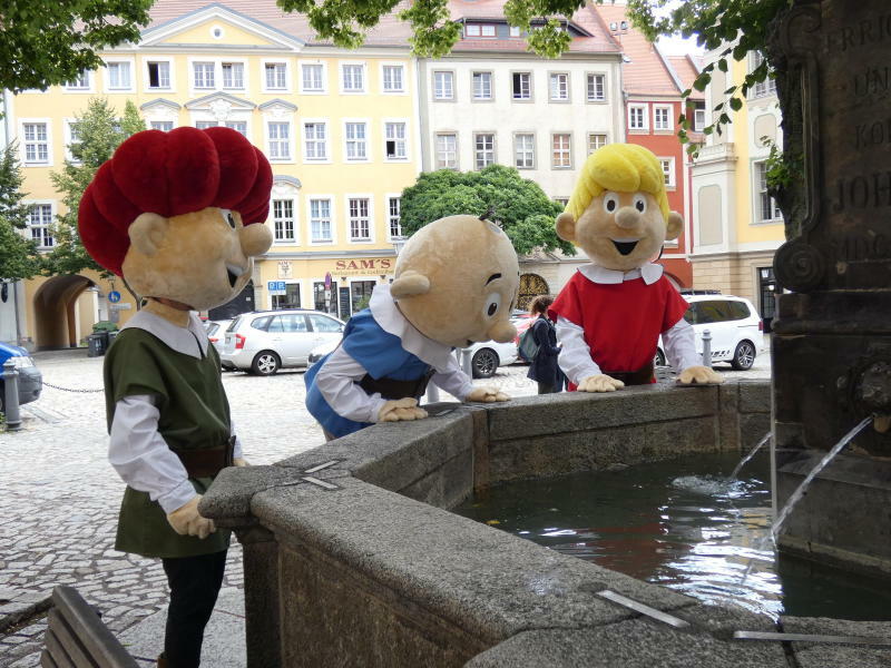Abrafaxe feiern in Bautzen den Goldenen Geburtstag