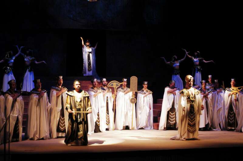 Die Oper Aida vor der Krobnitzer Schlosskulisse fällt aus