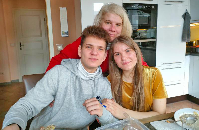 Alina aus der Ukraine hat ihre Mutter nach Görlitz geholt