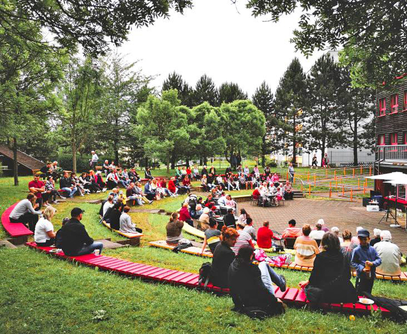 Das Amphitheater ist noch jung an Jahren