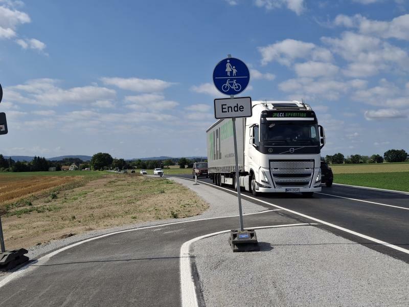 Ausbau beendet, Verkehr rollt