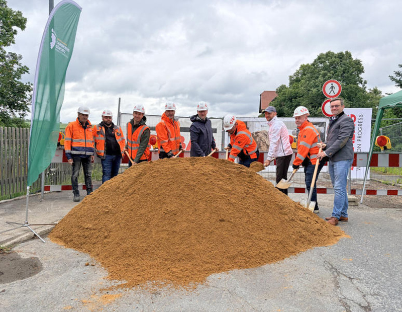 Baustart für Brückenbauwerk vollzogen