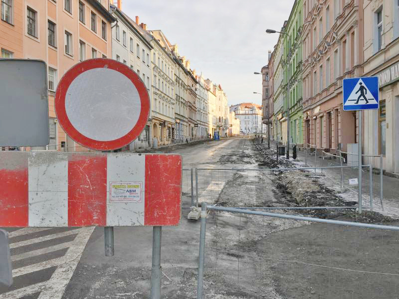 Görlitz: Verkehrsbeeinträchtigung hinter der Grenze