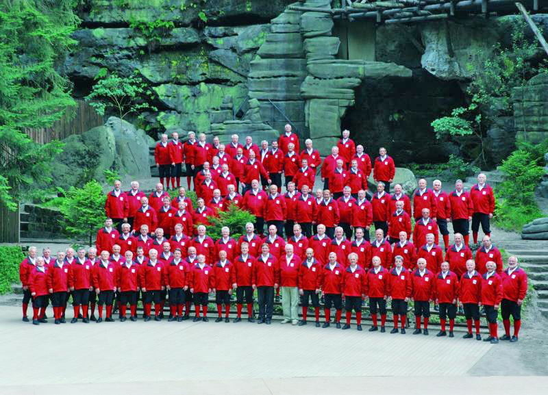 Bergsteigerchor auf der Jonsdorfer Waldbühne